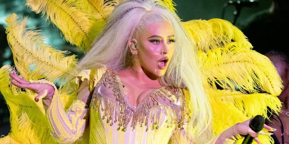 Christina Aguilera at Brighton Pride